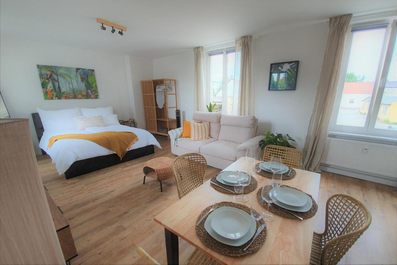 Pb Ferienwohnungen - Fewo 3 - Stilvoll Eingerichtetes Studio Im Herzen Senftenbergs Exteriör bild